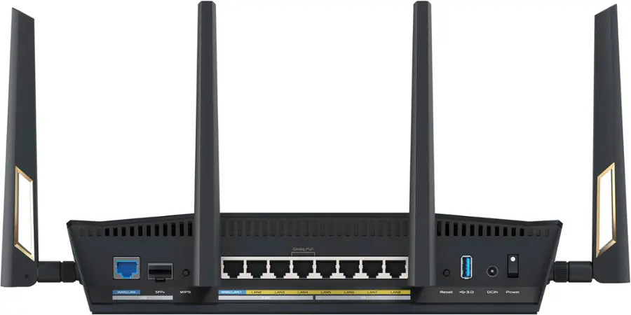 Alt View 11. ASUS - BE7200 Dual-band WiFi 7 Router - Black.
