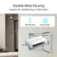 Durable Metal Housing: Compact size, wall-mounting, fanless design.