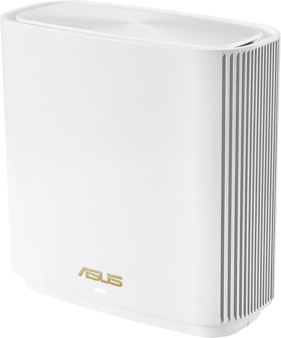 Angle. ASUS - ZenWiFi AXE7800 WiFi 6E Tri-band Mesh Router (3-Pack) - White.