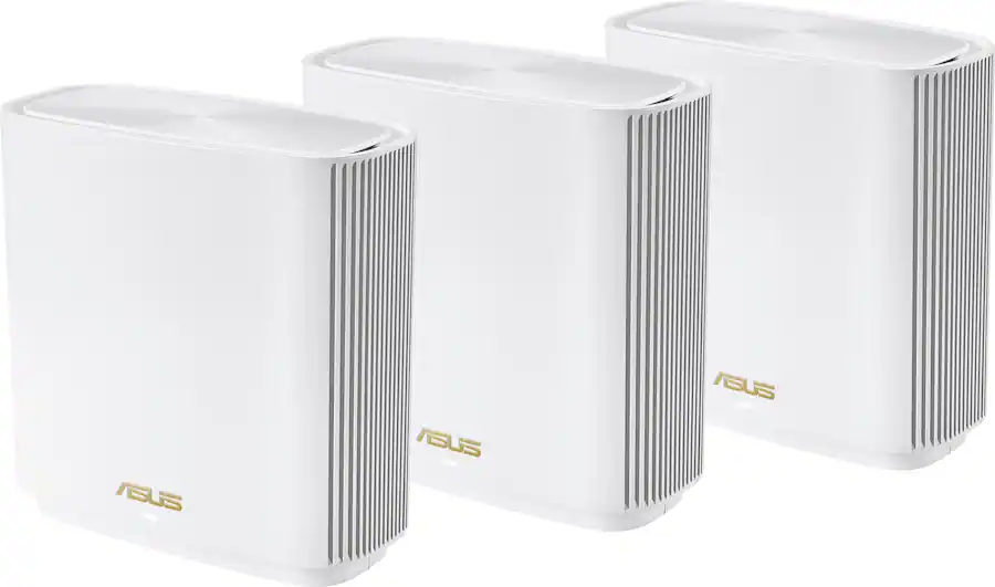 ASUS ZenWiFi AXE7800 Tri Band Mesh Wi Fi 6E System (3 Pack) White ...