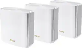 ASUS - ZenWiFi AXE7800 Tri-Band Mesh Wi-Fi 6E System (3-Pack) - White
