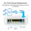 4G LTE/5G Router Replacement: Plug-and-play mobile tethering for always-on Internet via USB port. 4G USB WAN. 5G OCIN POWEY LANS LANC LAN 2507 1 10 WAN. Power On / Off DC-IN port. Gigabit LAN ports x 3. 2.5G WAN USB 3.2 port. Gen 1 x 1.