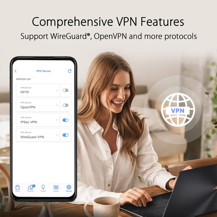 Comprehensive VPN Features: Support WireGuard, OpenVPN and more protocols. VPN Server: SERVER LIST VPN Server PPTP VPN Server OpenVPN VPN Server IPSec VPN VPN Server WireGuard VPN.