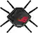 Alt View 14. ASUS - ROG Rapture GT-BE98 Pro BE30000 Quad-band Gaming Router - Black.