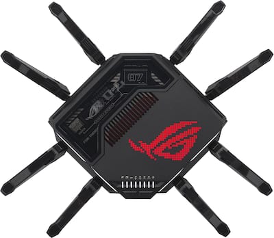 ASUS ROG Rapture GT BE98 Pro BE30000 Quad Band Wi Fi 7 Gaming ASUS ROG Rapture GT BE98 Pro BE30000 Quad Band Wi Fi 7 Gaming