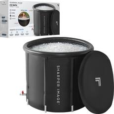 Front. Sharper Image - Ice Bath Portable Cold Plunge, Revitalizing Ice Therapy, Workout Recovery - Black.