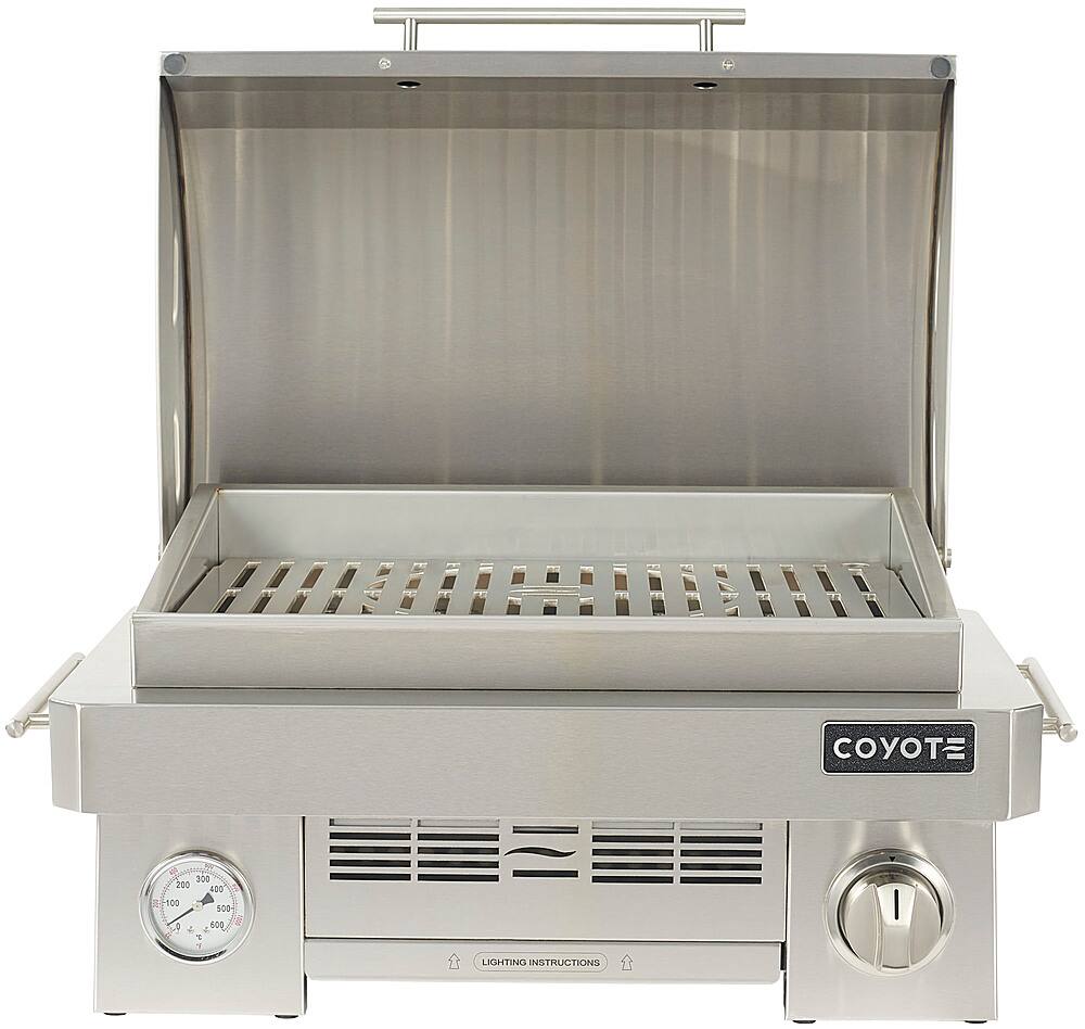 Alt View 12. Coyote - Coyote LP Portable Grill - Stainless Steel.