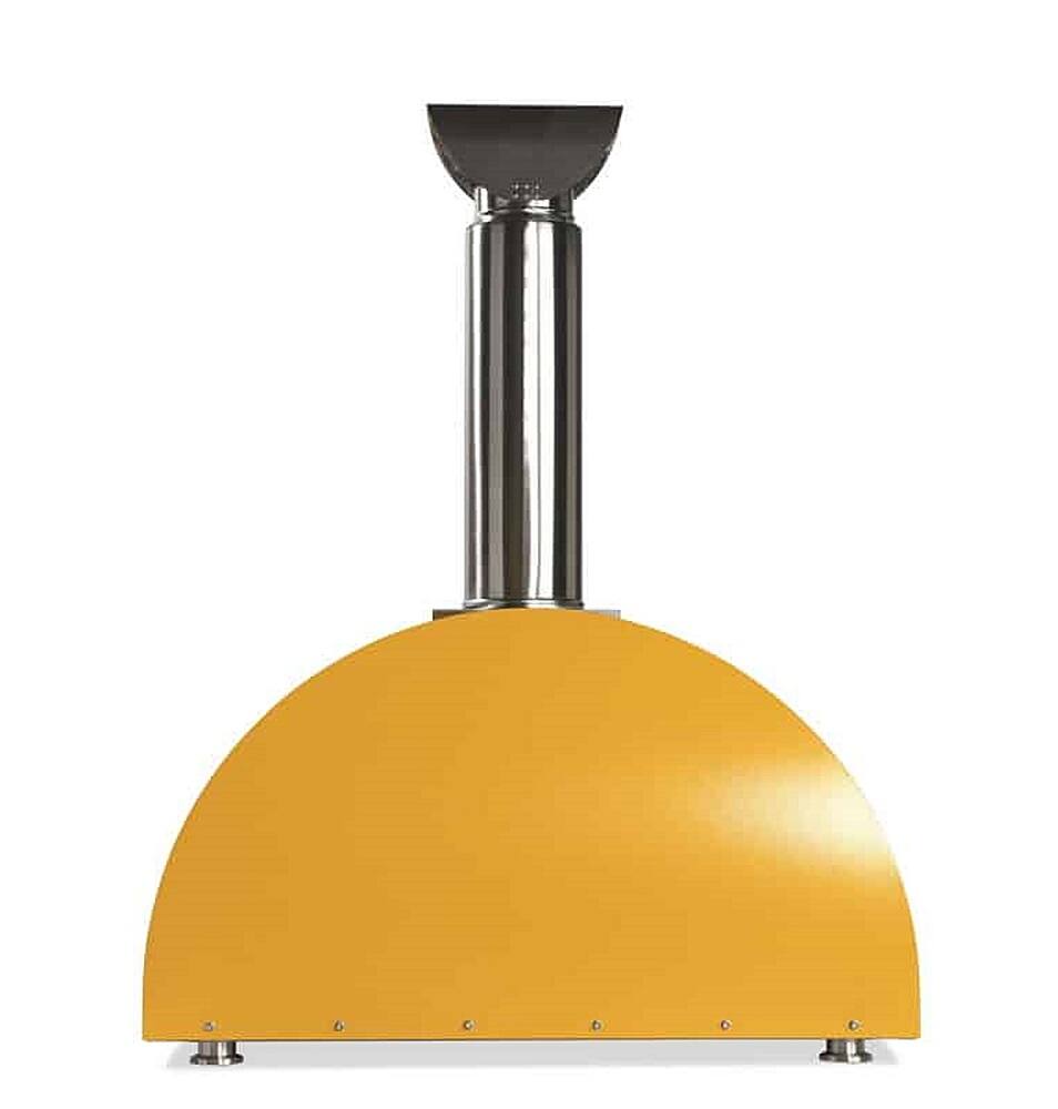 Alt View 12. Coyote Outdoor Living - The DUOMO 40" wood-fired outdoor pizza oven - Yellow.