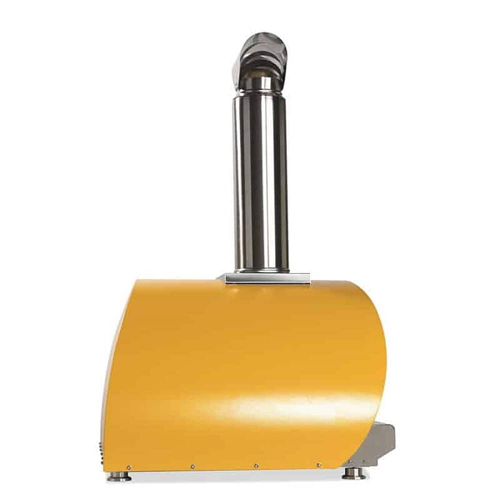 Alt View 13. Coyote Outdoor Living - The DUOMO 40" wood-fired outdoor pizza oven - Yellow.