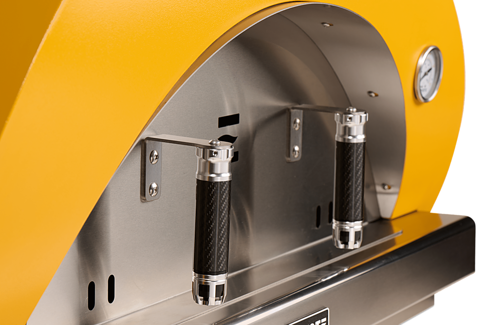 Alt View 17. Coyote Outdoor Living - The DUOMO 40" wood-fired outdoor pizza oven - Yellow.
