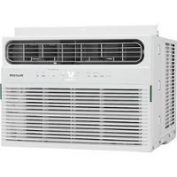 Frigidaire - 12,000 BTU Smart Window Air Conditioner with Wi-Fi and Remote - White - Front_Zoom