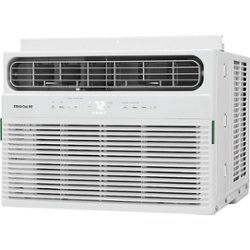 Frigidaire - 12,000 BTU Smart Window Air Conditioner with Wi-Fi and Remote in White - White - Front_Zoom