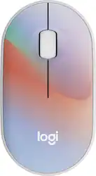 Logitech - M340 Limited Edition Wireless Optical Ambidextrous Mouse with Silent Clicks - Wireless - Sheer Dream - Front_Zoom