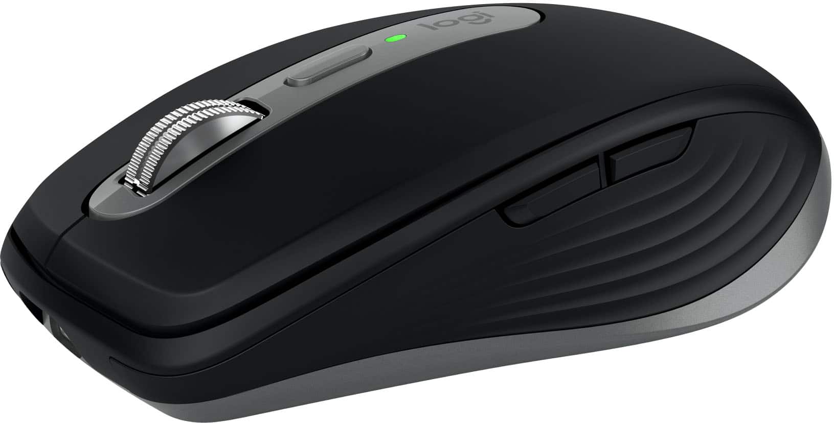 Logitech - MX Anywhere 3S for Mac Wireless Bluetooth Optical Fast Scrolling Mouse with Programmable Buttons - Wireless - Space Gray - Front_Zoom