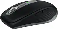 Logitech - MX Anywhere 3S for Mac Wireless Bluetooth Optical Fast Scrolling Mouse with Programmable Buttons - Wireless - Space Gray - Front_Zoom