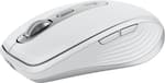 Front. Logitech - MX Anywhere 3S for Mac Wireless Bluetooth Optical Fast Scrolling Mouse with Programmable Buttons - Pale Gray.