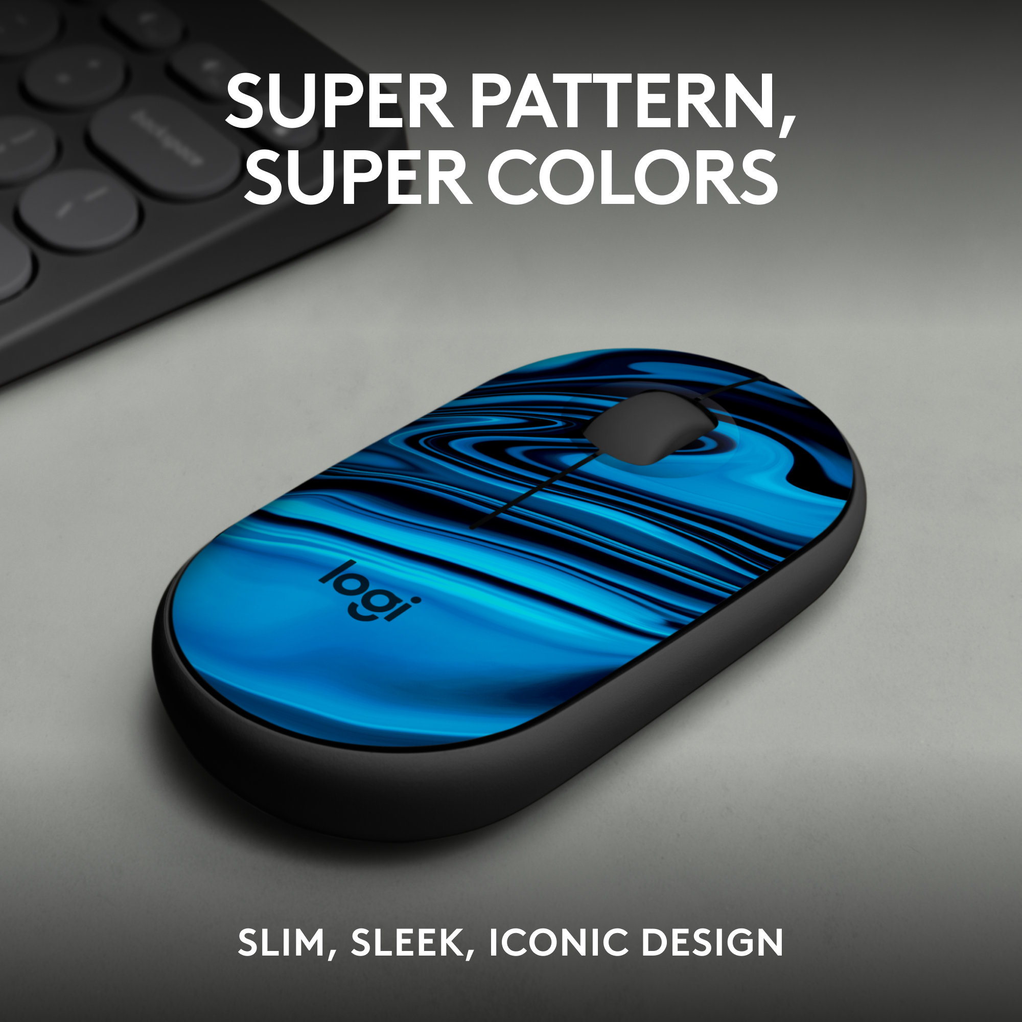 SUPER PATTERN, SUPER COLORS logi SLIM, SLEEK, ICONIC DESIGN