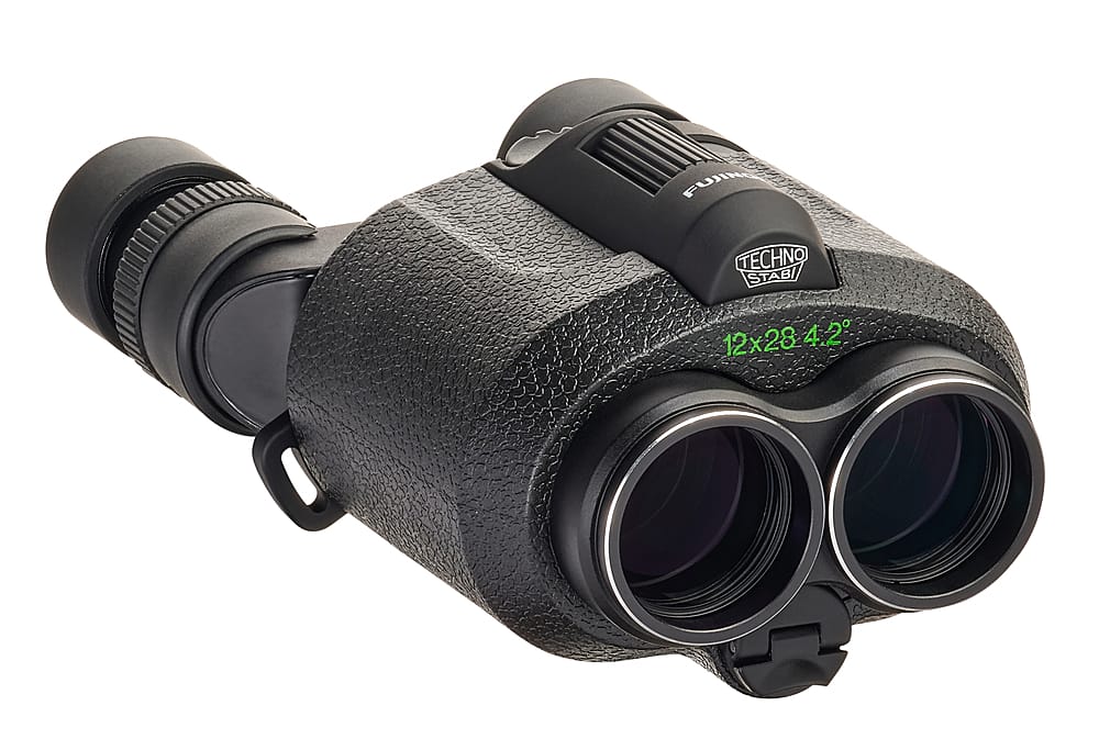 Alt View 11. Fujinon - Fujinon Techno-Stabi TS12x28WP Compact Binoculars with Electronic Stabilization - Black.