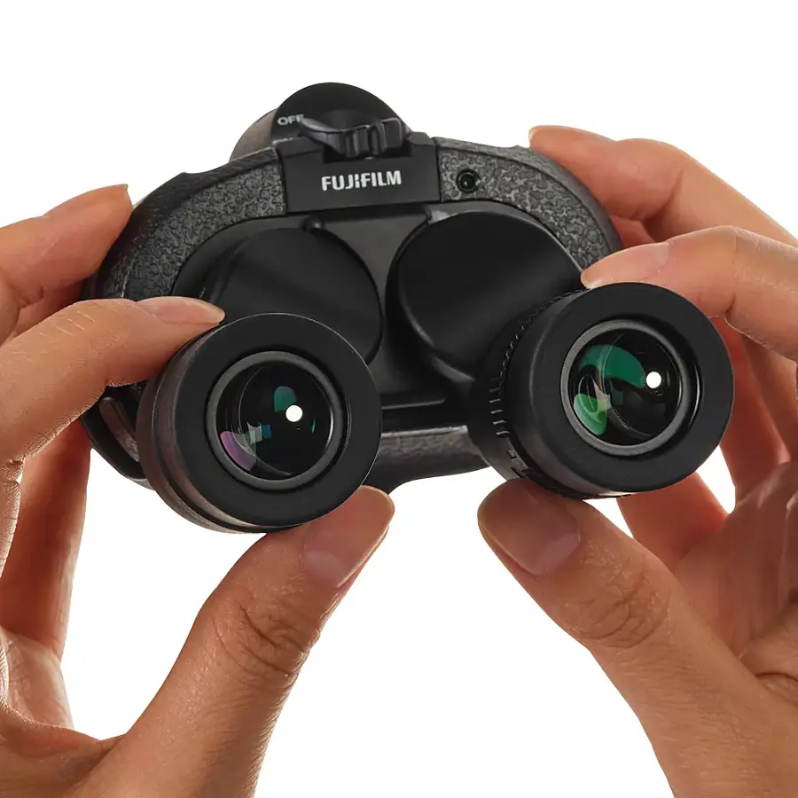 Alt View 19. Fujinon - Fujinon Techno-Stabi TS12x28WP Compact Binoculars with Electronic Stabilization - Black.