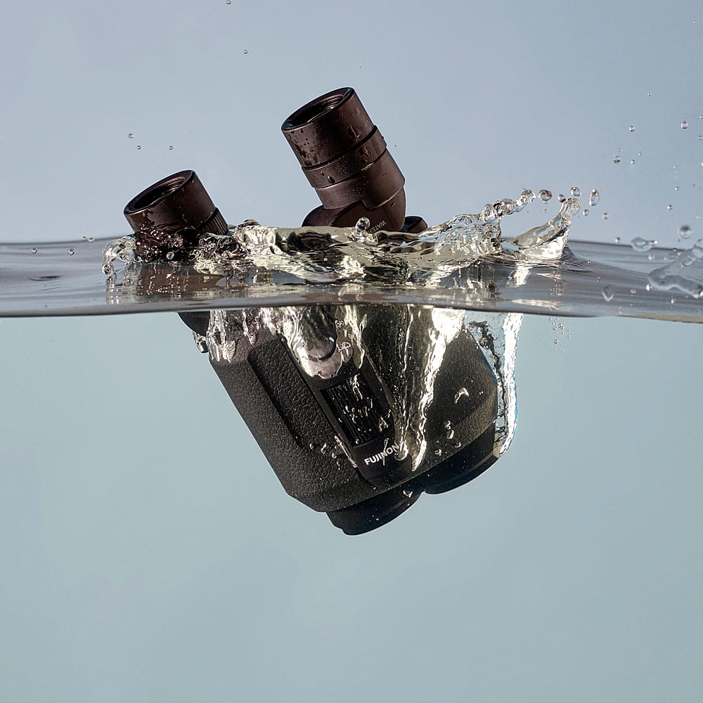 Alt View 22. Fujinon - Fujinon Techno-Stabi TS12x28WP Compact Binoculars with Electronic Stabilization - Black.