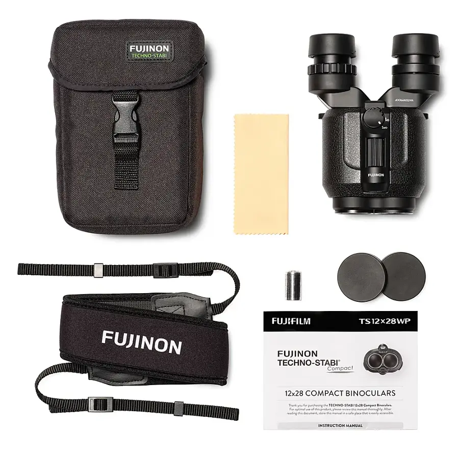 Alt View 24. Fujinon - Fujinon Techno-Stabi TS12x28WP Compact Binoculars with Electronic Stabilization - Black.