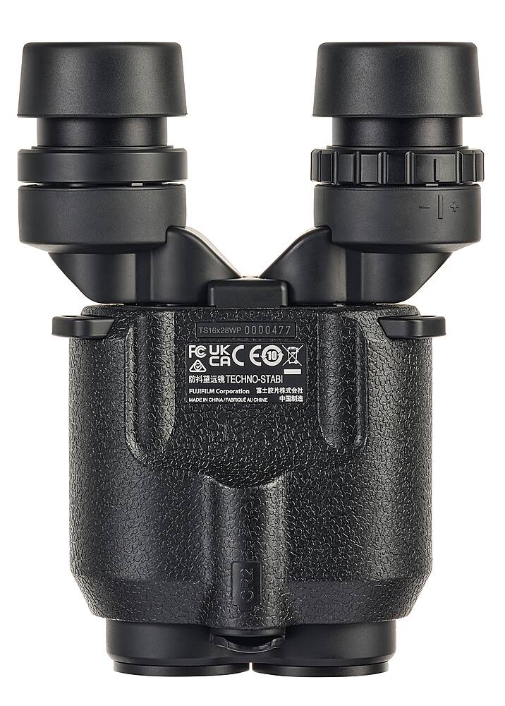 Alt View 16. Fujinon - Fujinon Techno-Stabi TS16x28WP Compact Binoculars with Electronic Stabilization - Black.