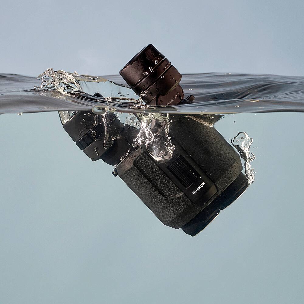 Alt View 25. Fujinon - Fujinon Techno-Stabi TS16x28WP Compact Binoculars with Electronic Stabilization - Black.