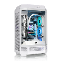 Thermaltake - LCGS Reactor i47TS Gaming Desktop - Intel Core i7-14700KF - 32GB RGB Memory - NVIDIA GeForce RTX 4070 Ti Super - 2TB SSD - Snow - Front_Zoom