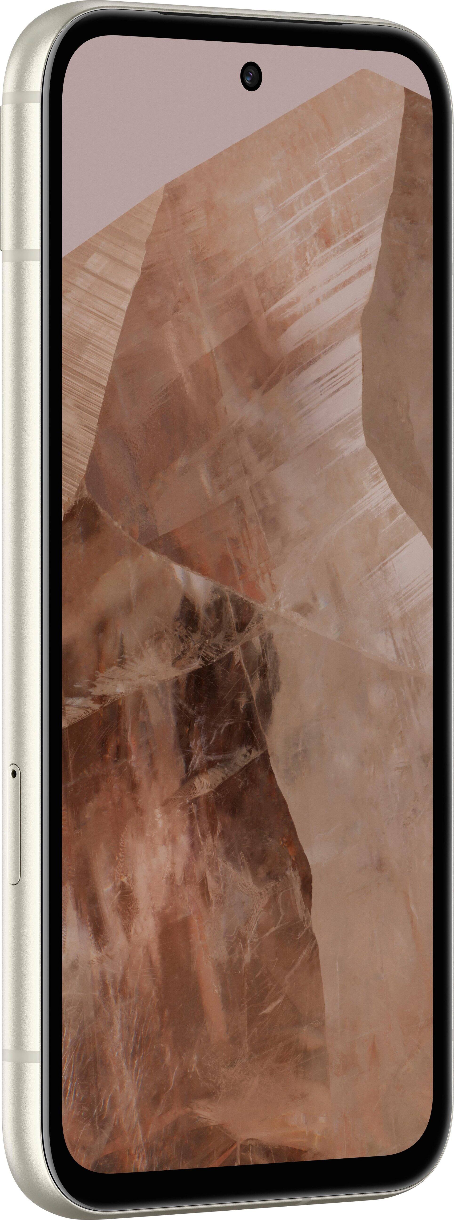 Alt View 1. Google - Pixel 8a 5G 128GB (Unlocked) - Porcelain.