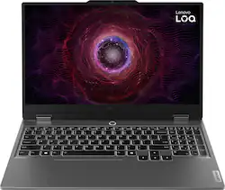 Lenovo - LOQ 15.6" Gaming Laptop Full HD - AMD Ryzen 5 7235HS 2023 - 12GB Memory - NVIDIA GeForce RTX 3050 6GB - 512GB SSD - Luna Grey - Front_Zoom