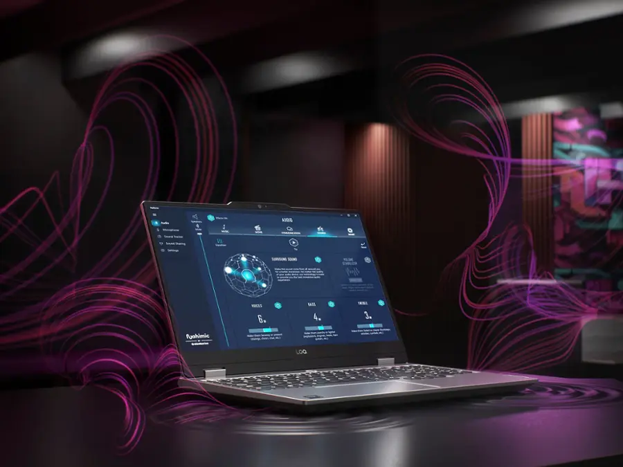 Alt View 11. Lenovo - LOQ 15.6" Gaming Laptop FHD - AMD Ryzen 5 7235HS with 12GB Memory - NVIDIA GeForce RTX 3050 6GB - 512GB SSD - Luna Grey.