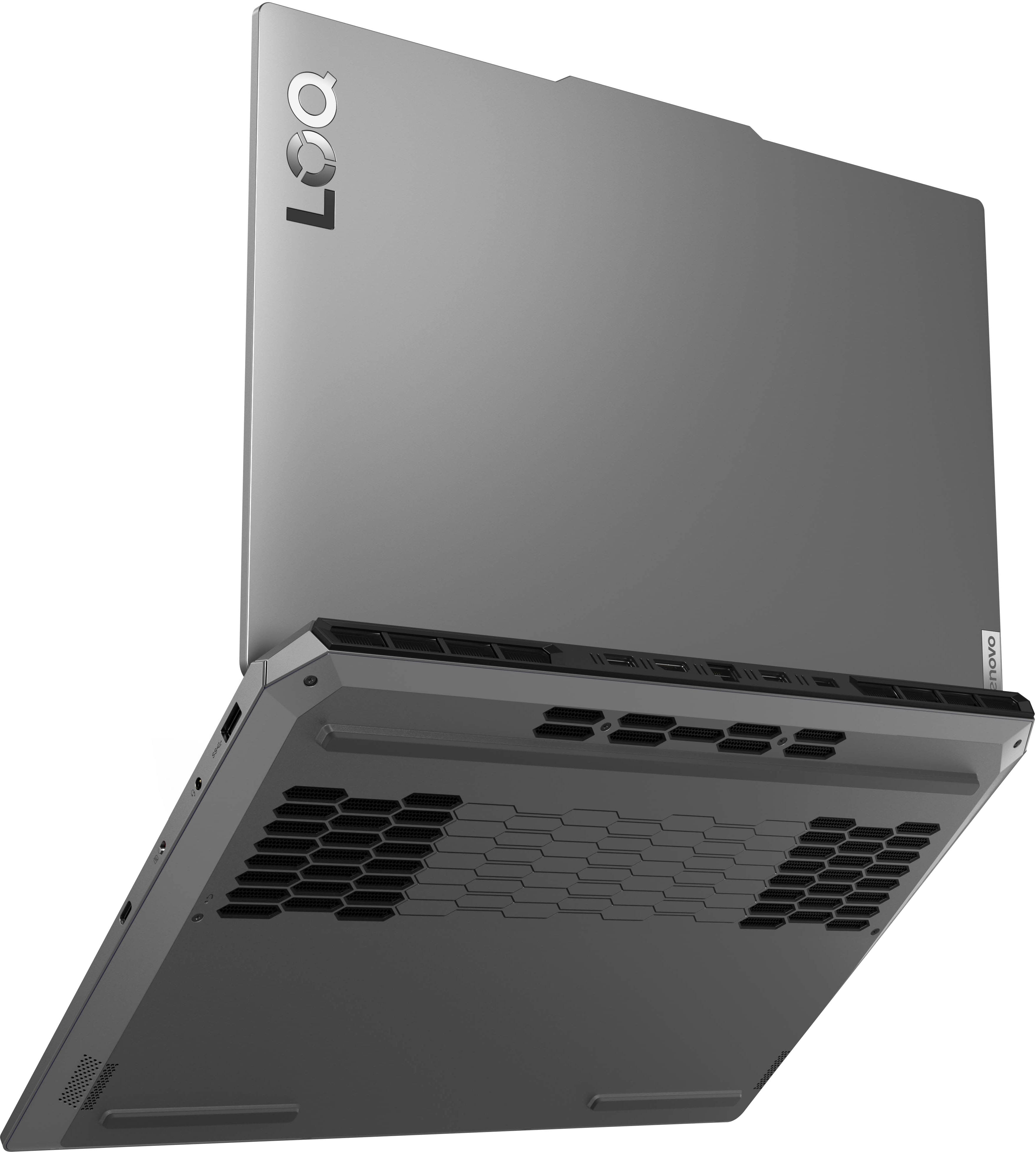 Alt View 17. Lenovo - LOQ 15.6" Gaming Laptop FHD - AMD Ryzen 5 7235HS with 12GB Memory - NVIDIA GeForce RTX 3050 6GB - 512GB SSD - Luna Grey.