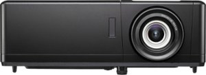 Optoma - UHZ55 4K UHD Laser Standard Throw Smart Projector with High Dynamic Range, USB Wireless Adapter Included - Black - Front_Zoom