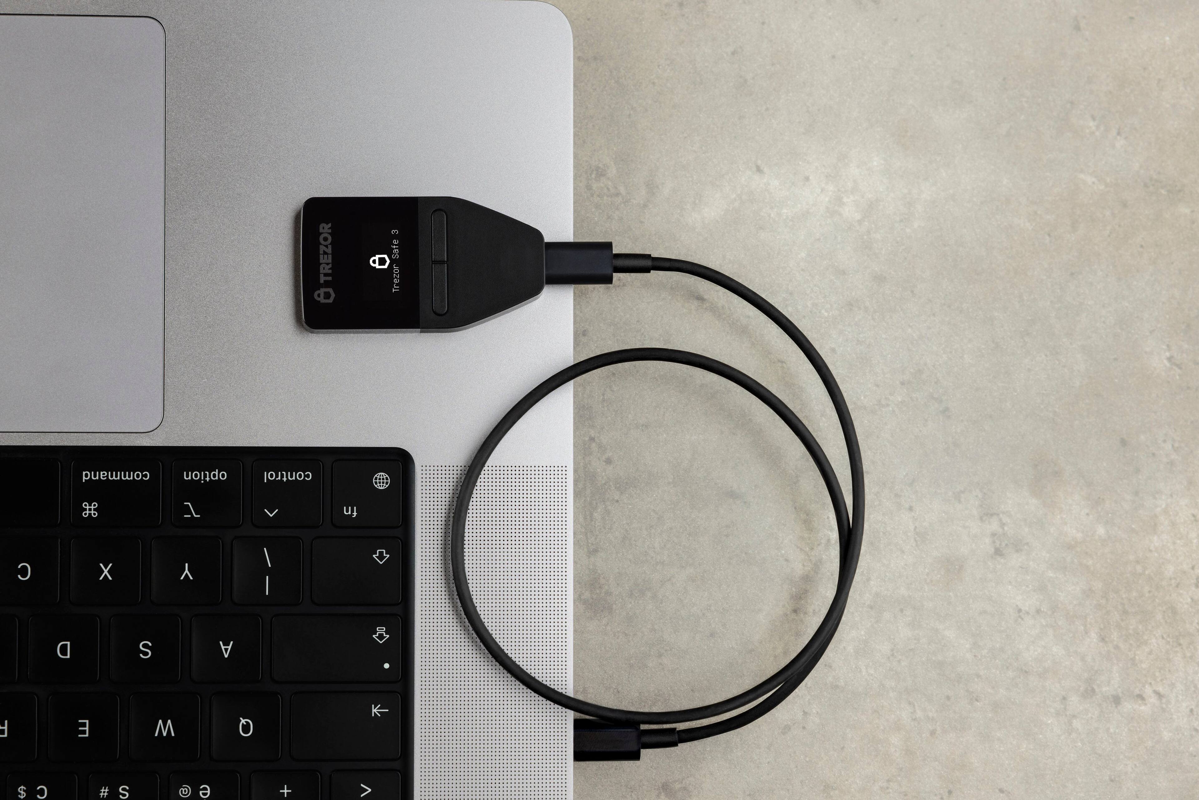 Alt View 12. Trezor - Safe 3 - Secure Element Crypto Hardware Wallet - Cosmic Black.