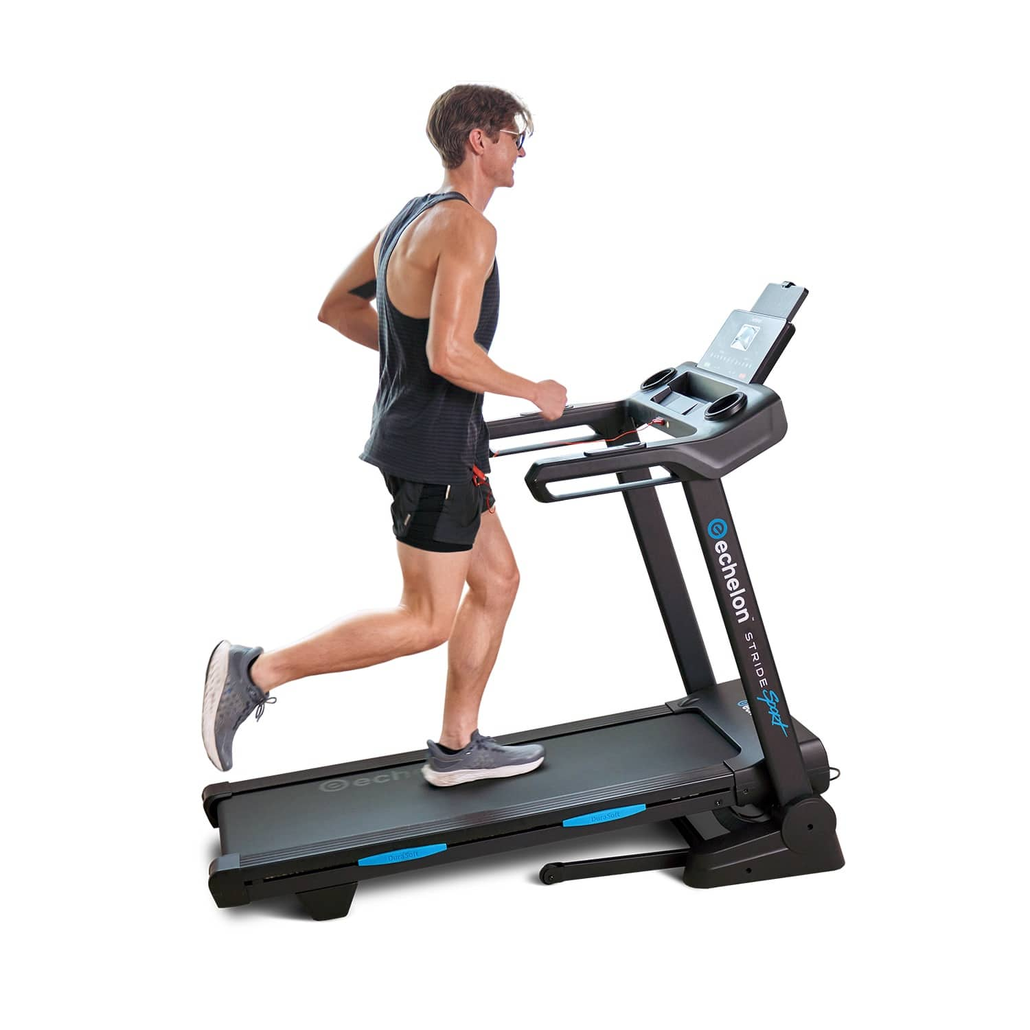 Echelon – Stride 30 Sport Smart Foldable Exercise Treadmill with Cushioned Deck – Black Sansujyuku sansujyuku.com