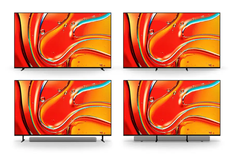 Alt View 2. Sony - 65" class BRAVIA 7 Mini LED QLED 4K UHD Smart Google TV - Black.