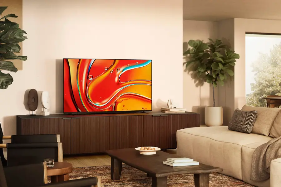 Alt View 3. Sony - 65" class BRAVIA 7 Mini LED QLED 4K UHD Smart Google TV - Black.