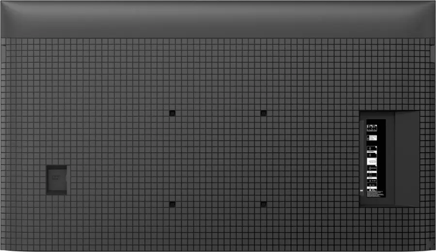 Back. Sony - 55" class BRAVIA 7 Mini LED QLED 4K UHD Smart Google TV - Black.
