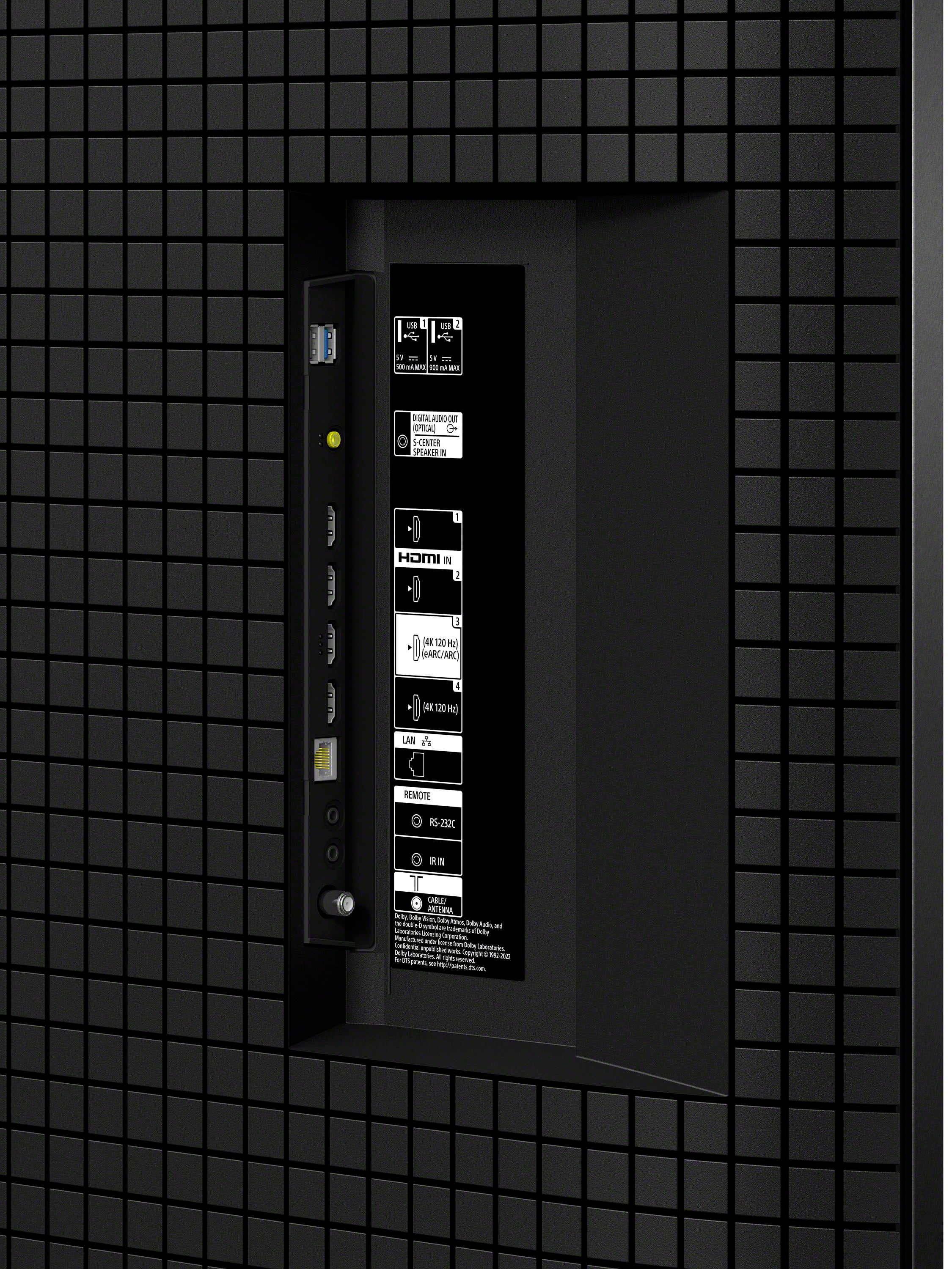 Alt View 1. Sony - 55" class BRAVIA 7 Mini LED QLED 4K UHD Smart Google TV - Black.