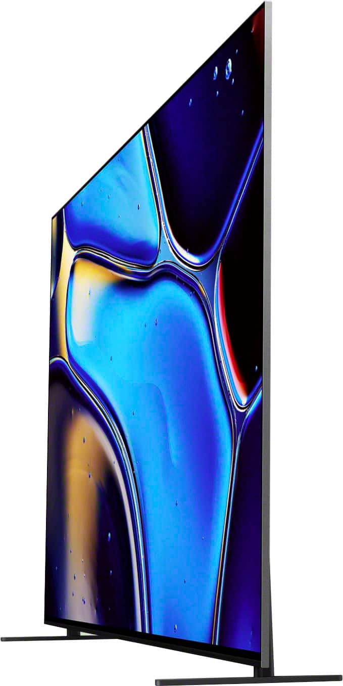 Alt View 1. Sony - 77" Class BRAVIA 8 OLED 4K UHD Smart Google TV - Black.