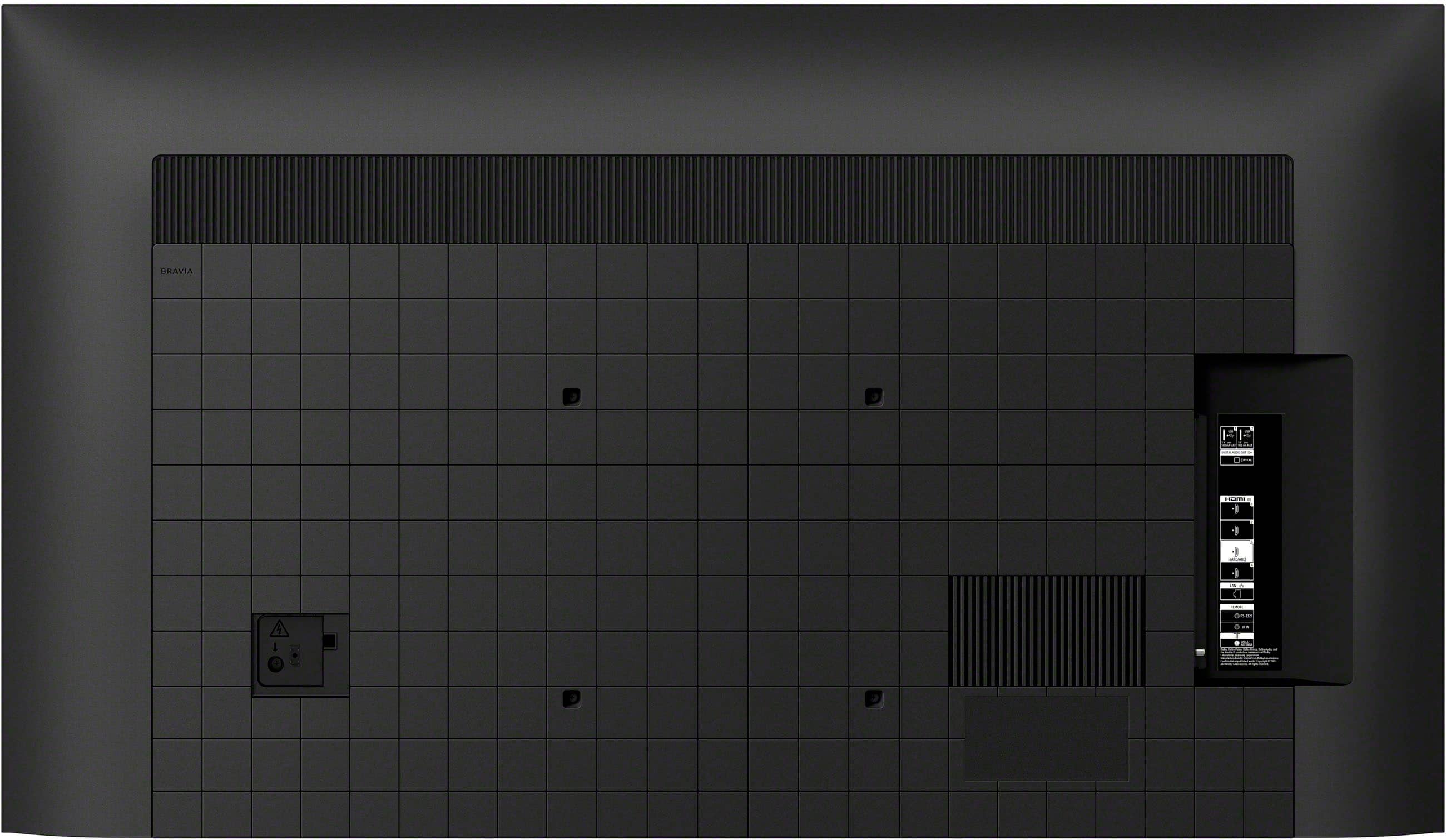 Back. Sony - 65" Class BRAVIA 3 LED 4K UHD Smart Google TV - Black.