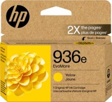 HP - 936e EvoMore Ink Cartridge - Yellow - Front_Zoom