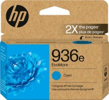 HP - 936e EvoMore Ink Cartridge - Cyan - Front_Zoom