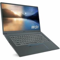 MSI - Prestige 15 15.6" Laptop - Intel Core i7 with 16GB Memory - 512 GB SSD - Carbon Gray, Gray - Front_Zoom