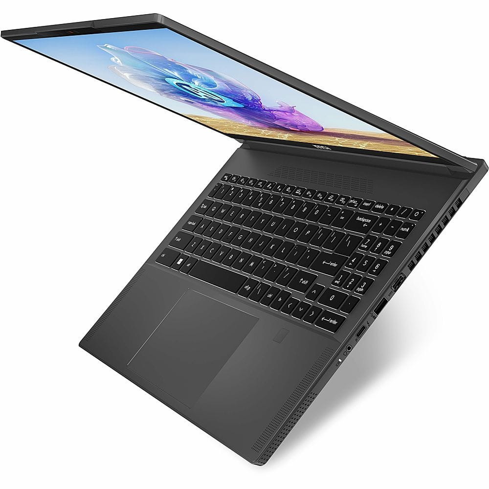 Alt View 22. MSI - CreatorPro 16 AI Studio A1V 16" Laptop - Intel Core Ultra 9 with 64GB Memory - 2 TB SSD - Lunar Gray, Gray.