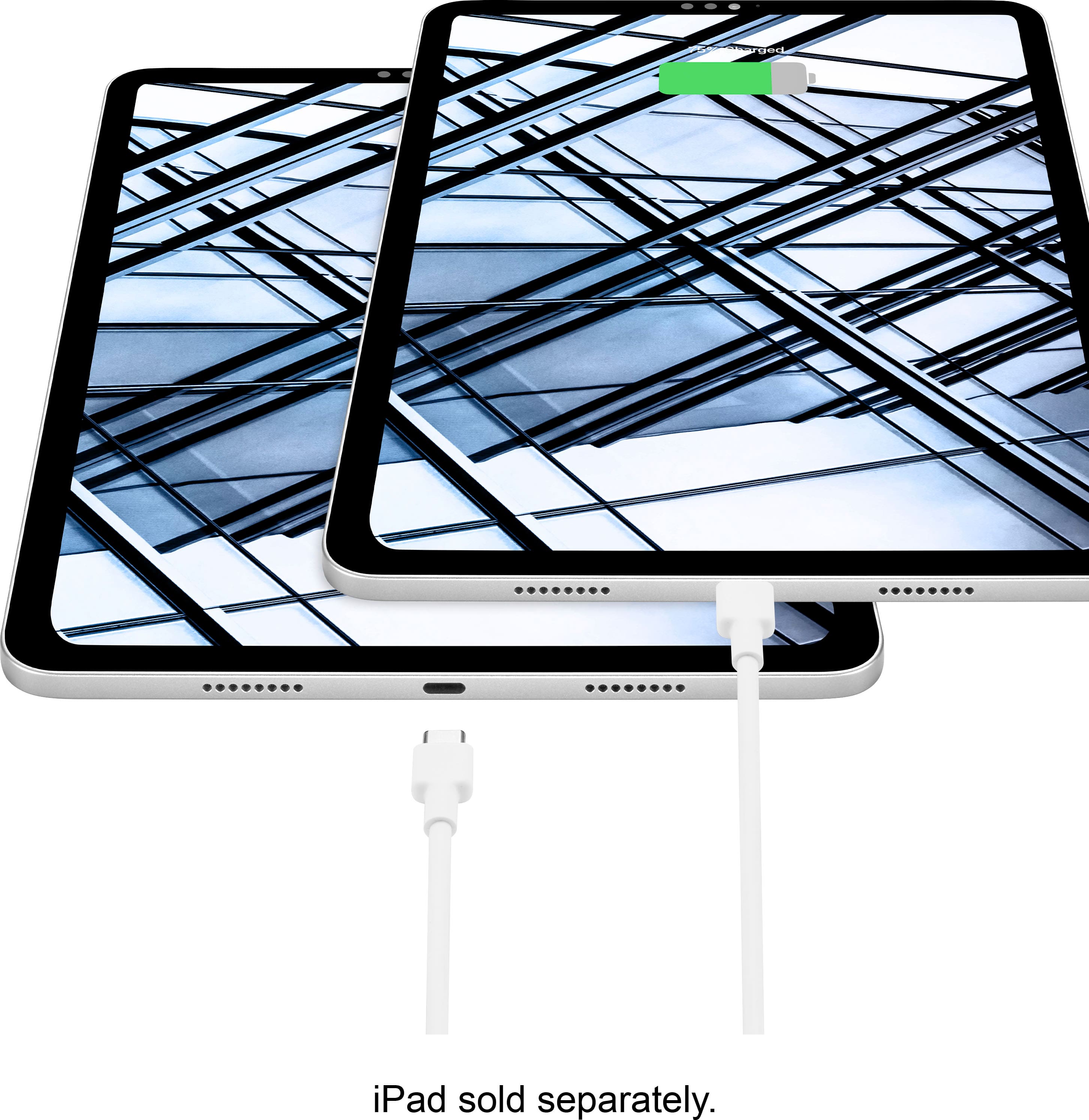 Alt View 15. Best Buy essentials™ - 20W Dual-Port Wall Charging Kit for USB-C Smartphones, Tablets and More (2 Pack) - White.