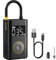 Fanttik - X9 Pro Portable Tire Inflator & Air Compressor for Car, Motorcycle, Bike - Black - Front_Zoom