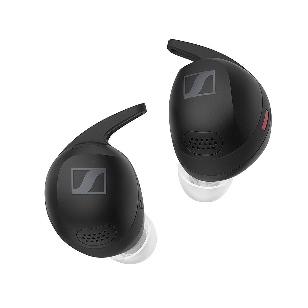 Angle. Sennheiser - Momentum Sport Earbuds - Black.