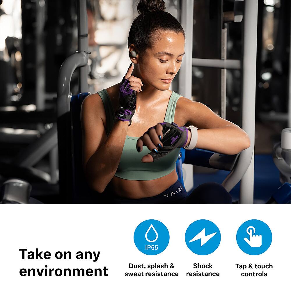 Alt View 15. Sennheiser - Momentum Sport Earbuds - Black.