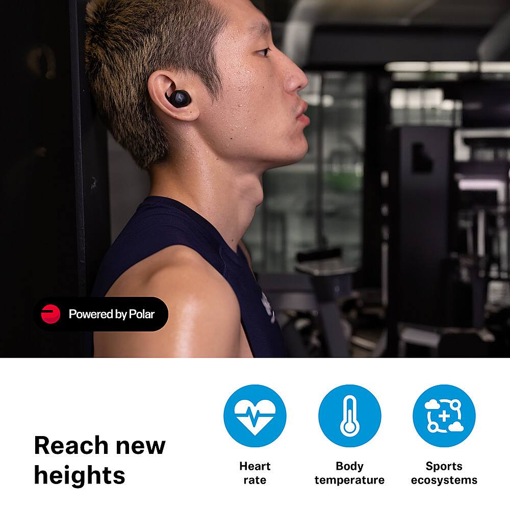 Alt View 16. Sennheiser - Momentum Sport Earbuds - Black.